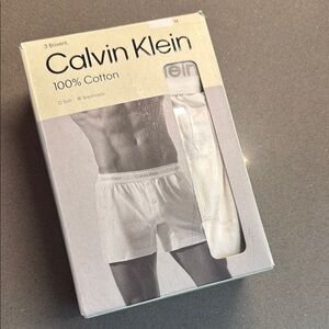 Calvin Klein Men's White Boxers